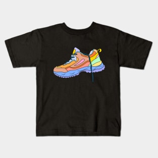 Flat shoes design Kids T-Shirt